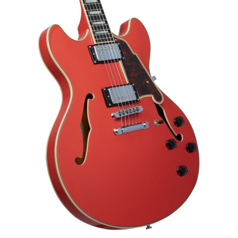 D'Angelico Premier DC Fiesta Red