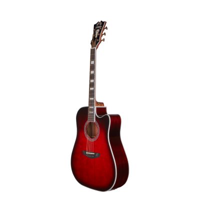 D'Angelico Premier Bowery Trans Black Cherry Burst 2