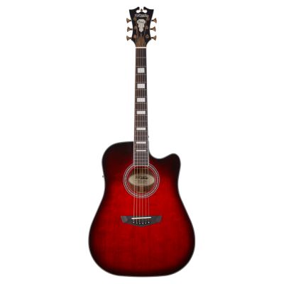 D'Angelico Premier Bowery Trans Black Cherry Burst