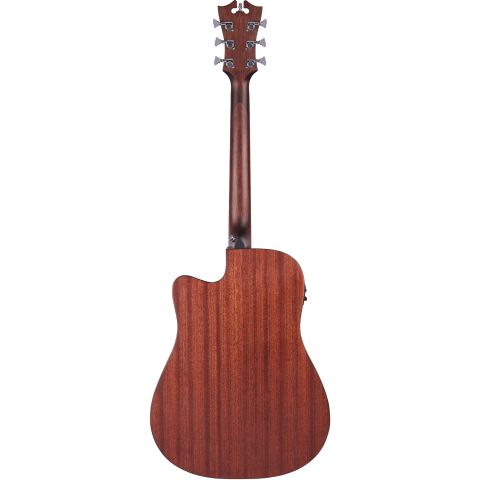 D'Angelico Premier Bowery LS Mahogany Satin trasera