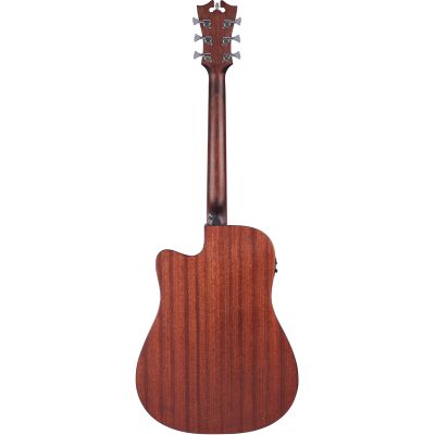 D'Angelico Premier Bowery LS Mahogany Satin trasera