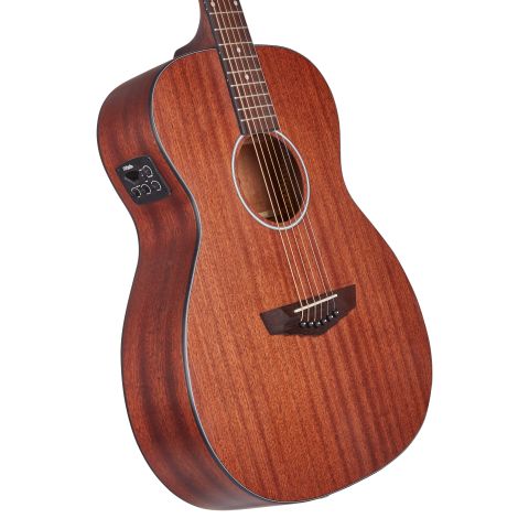 D'Angelico Premier Tammany LS Mahogany Satin previo