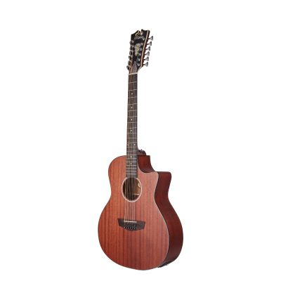 D'Angelico Premier Fulton LS Mahogany Satin 12 cuerdas perfil