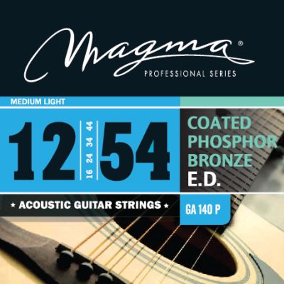 Magma GA140P Juego Acústica Coated 012 - 054