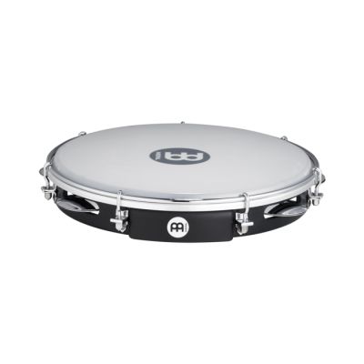 MEINL PA10ABS-BK PANDERETA CON PARCHE 10' PANDEIRO, ABS, BLACK