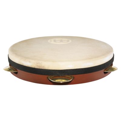 MEINL PA10AB-M PANDERETA CON PARCHE 10' PANDEIRO, AFRICAN BROWN
