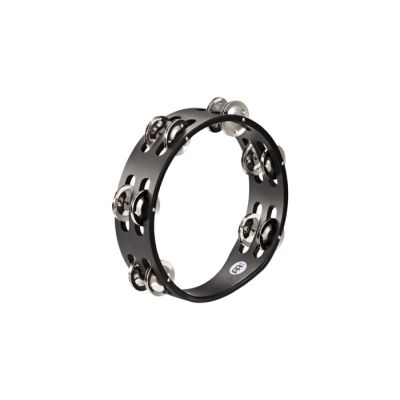 MEINL CTA2S-BK PANDERETA 2 ROWS, STAINLESS STEEL JINGLES, BLACK
