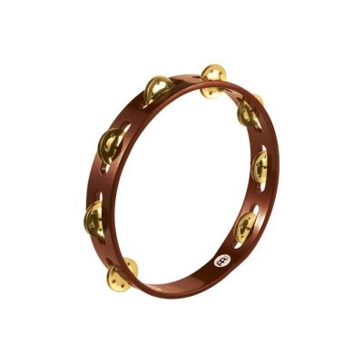 MEINL TA1B-AB PANDERETA 1 ROW, BRASS JINGLES, AFRICAN BROWN