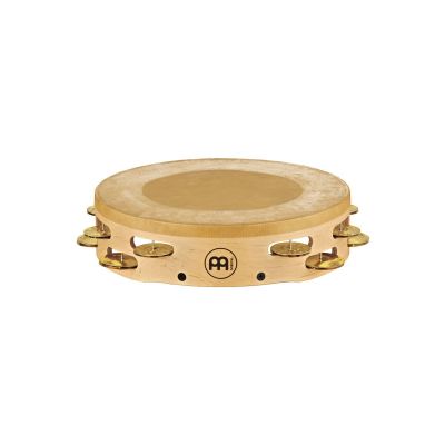 MEINL AE-MTAH2B PANDERETA CON PARCHE 2 ROWS, MAPLE SHELL, BRASS JINGLES