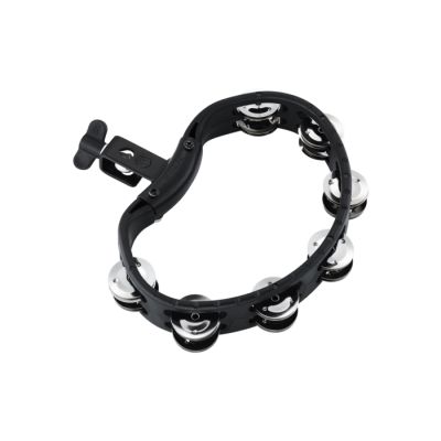 MEINL HTMT2BK PANDERETA MOUNTABLE, STEEL JINGLES, BLACK