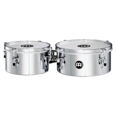 MEINL TIMBAL MIT810CH 8 & 10 STEEL, CHROME