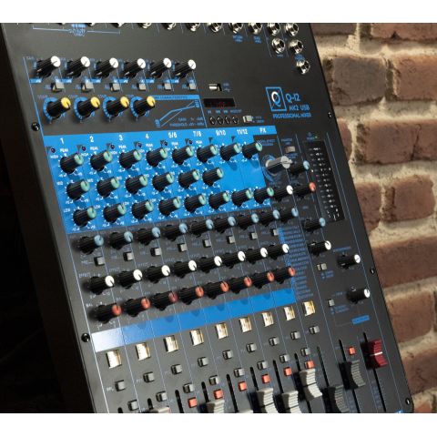 OQAN MESA DE MEZCLAS MIXER Q12 MK2 USB