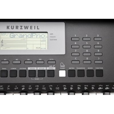 Kurzweil KP-90L teclas iluminadas con Sensibilidad