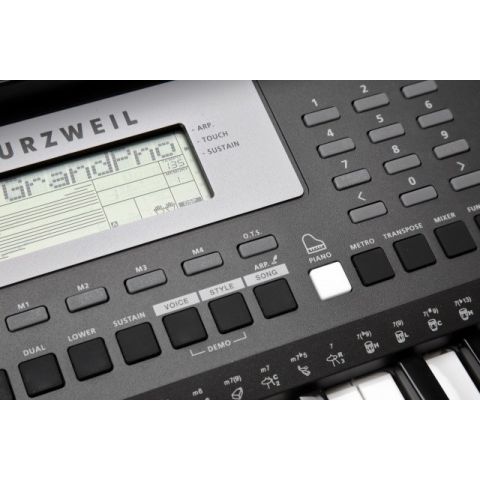 Kurzweil KP-90L teclas iluminadas con Sensibilidad