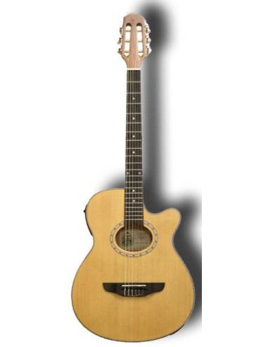 Memphis FT95N Guitarra Electrificada Clásica Natural