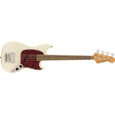 Squier Classic Vibe '60s Mustang® Bass, Laurel Fingerboard, Olympic White