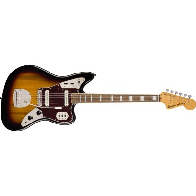 Squier Classic Vibe '70s Jaguar®, Laurel Fingerboard, 3-Color Sunburst