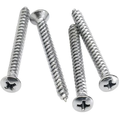 Fender Neck Mounting Screws (4) (Chrome)