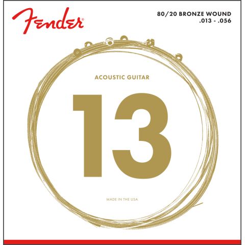 Fender 80/20 Bronze Acoustic Strings,...