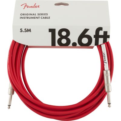 Fender Original Series Instrument Cable, 18.6' 5,5m, Fiesta Red