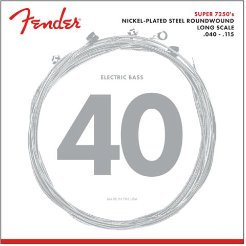 Fender 7250 Bass Strings, Nickel...