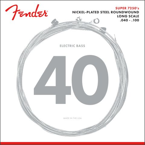Fender 7250 Bass Strings, Nickel...