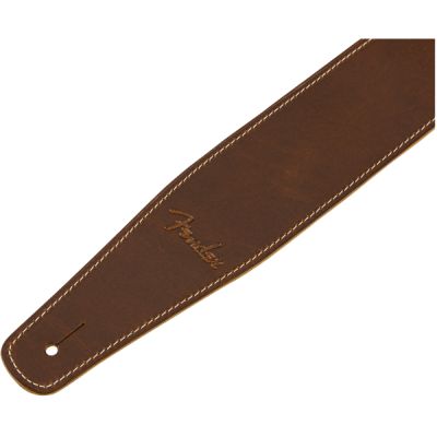 Fender Broken-In Leather Strap, Tan 2.5" 2