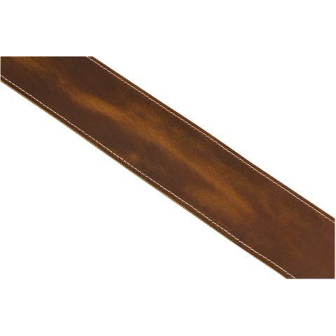 Fender Broken-In Leather Strap, Tan 2.5"