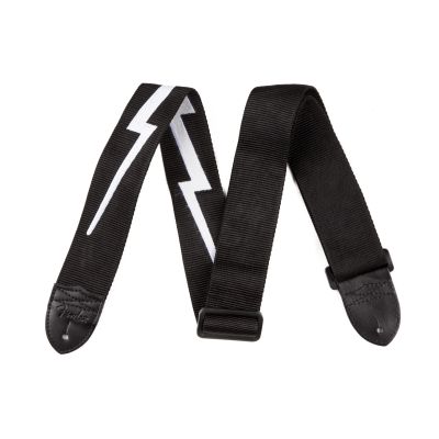 Fender 2" Nylon Lightning Bolt Strap, Black