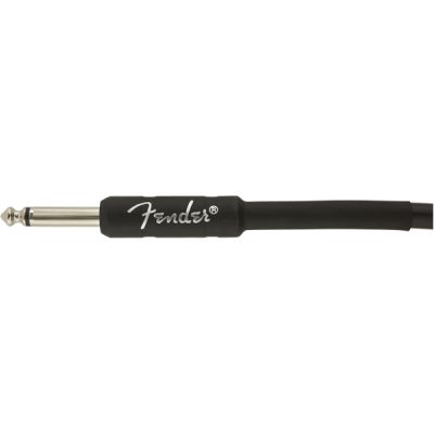 Fender Professional Series Instrument Cable, Straight/Angle, 18.6', Black 2