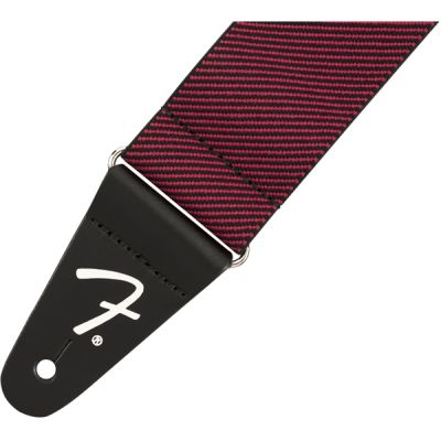 Fender WeighLess™ 2" Tweed Strap, Red 2