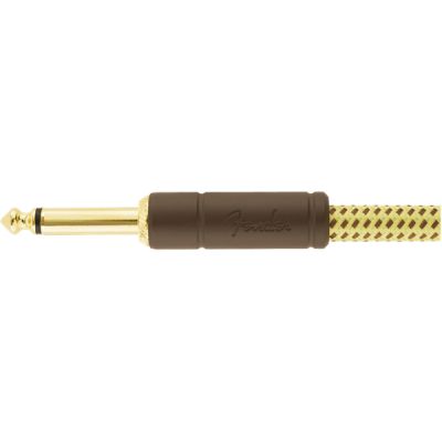 Fender Deluxe Series Instruments Cable, Straight/Straight, 5', Tweed 2