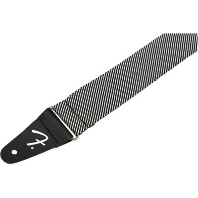 Fender Modern Tweed Strap, White/Black 2" 2
