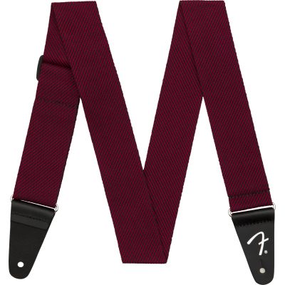 Fender Modern Tweed Strap, Black/Red 2"
