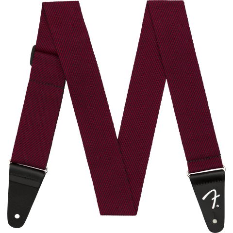 Fender Modern Tweed Strap, Black/Red 2"