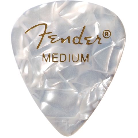Fender 351 Shape, White Moto, Medium...