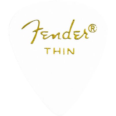 Fender White, 351 Shape, Thin (12)