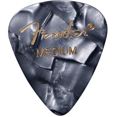 Fender 351 Shape, Black Moto, Medium (12)