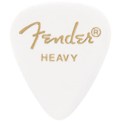 Fender White, 351 Shape, Heavy (12)