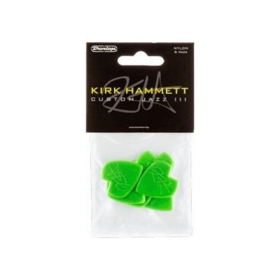 DUNLOP PLAYER'S PACK de 6 púas Kirk Hammet Custom Jazz III Heavy