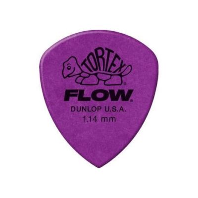 DUNLOP Pack 12 púas Tortex Flow 1,14mm
