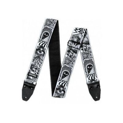 DUNLOP Correa Love Dust Skulls - Black/White