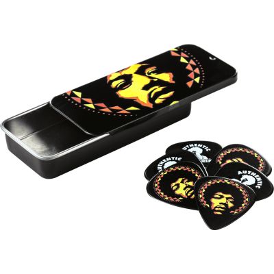 DUNLOP Caja de 6 púas JIMMY HENDRIX AURA MANDALA