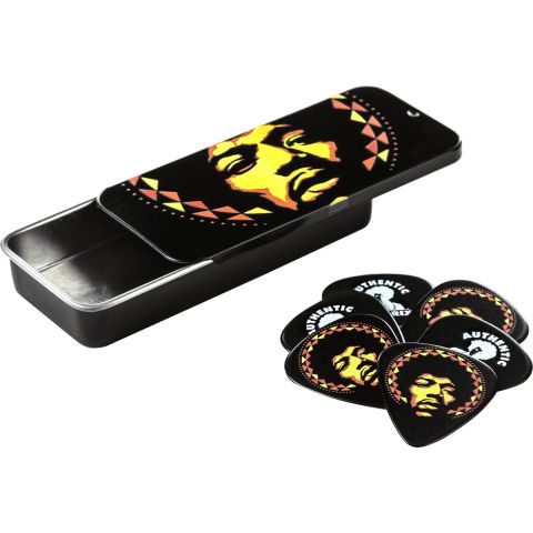 DUNLOP Caja de 6 púas JIMMY HENDRIX...