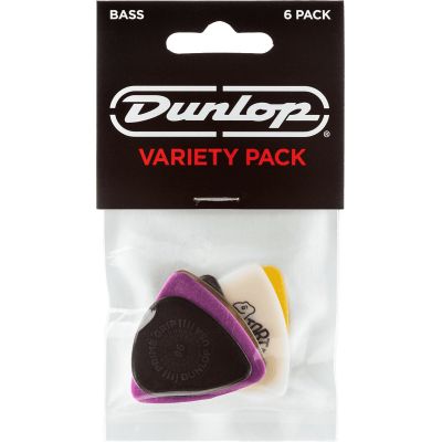 DUNLOP Pack de 6 Púas Variadas para Bajo