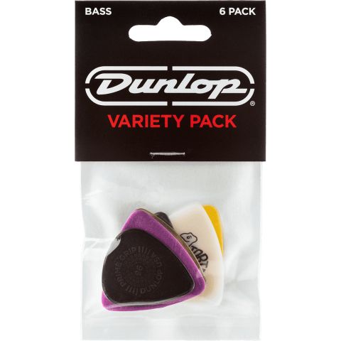 DUNLOP Pack de 6 Púas Variadas para Bajo