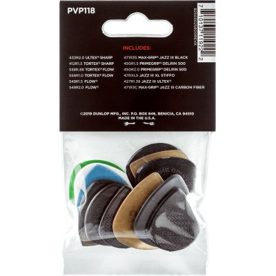 DUNLOP Pack de 6 Púas Variadas para Shred 2