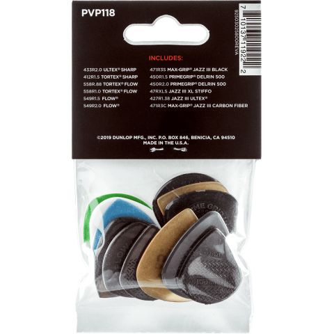 DUNLOP Pack de 6 Púas Variadas para...