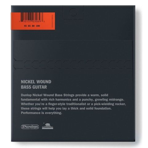 DUNLOP Juego de cuerdas Bajo Nickel...