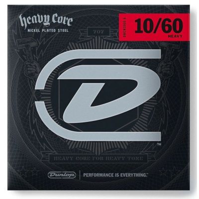 DUNLOP Juego de cuerdas Eléctrica Nickel Heavy Core 10-60